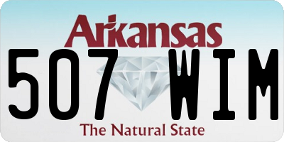 AR license plate 507WIM