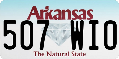 AR license plate 507WIO