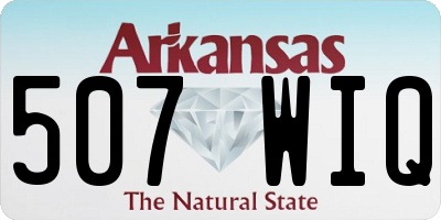 AR license plate 507WIQ