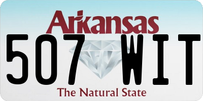 AR license plate 507WIT