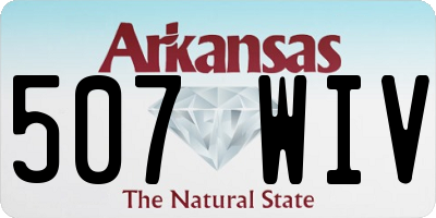 AR license plate 507WIV