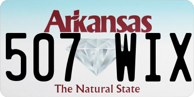 AR license plate 507WIX