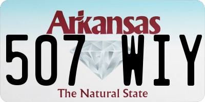 AR license plate 507WIY
