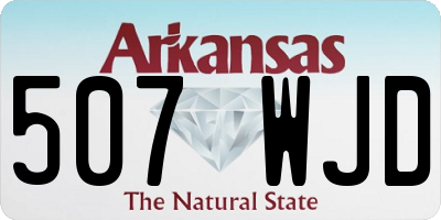 AR license plate 507WJD