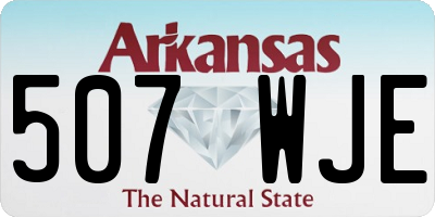 AR license plate 507WJE