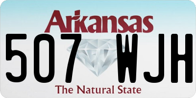 AR license plate 507WJH
