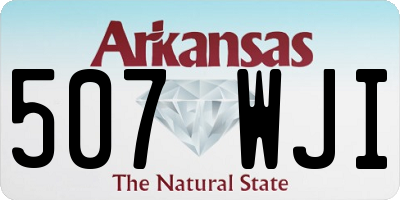 AR license plate 507WJI