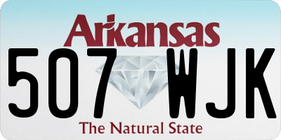 AR license plate 507WJK