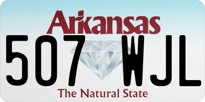 AR license plate 507WJL