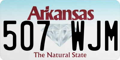 AR license plate 507WJM