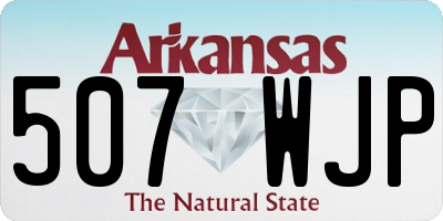 AR license plate 507WJP