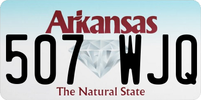 AR license plate 507WJQ