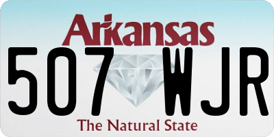 AR license plate 507WJR