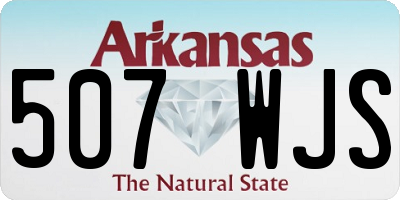 AR license plate 507WJS
