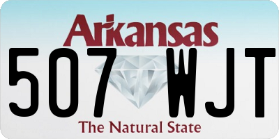 AR license plate 507WJT