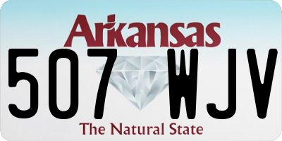 AR license plate 507WJV