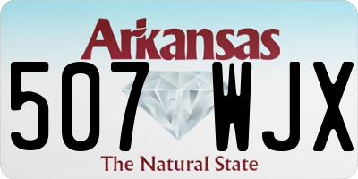 AR license plate 507WJX