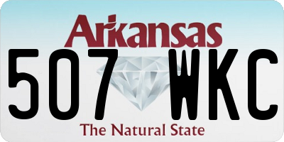 AR license plate 507WKC