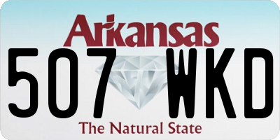 AR license plate 507WKD