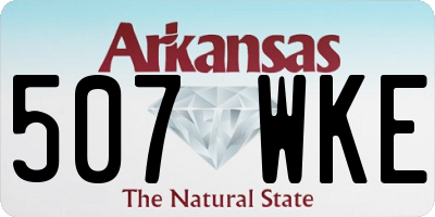 AR license plate 507WKE