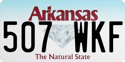 AR license plate 507WKF