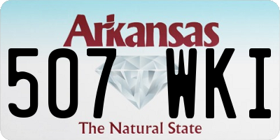AR license plate 507WKI