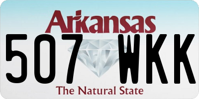 AR license plate 507WKK