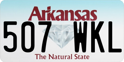 AR license plate 507WKL