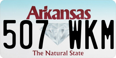 AR license plate 507WKM