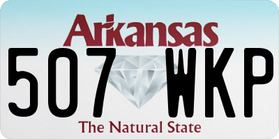 AR license plate 507WKP