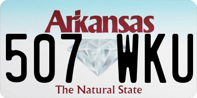 AR license plate 507WKU