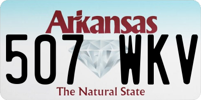 AR license plate 507WKV