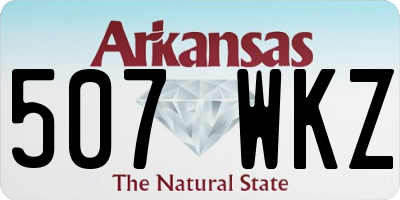 AR license plate 507WKZ