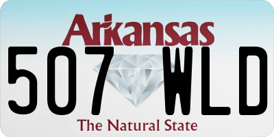 AR license plate 507WLD