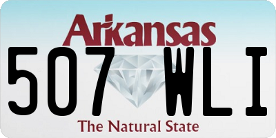AR license plate 507WLI
