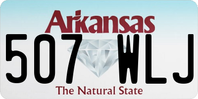 AR license plate 507WLJ