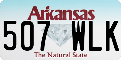 AR license plate 507WLK