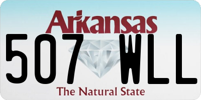 AR license plate 507WLL