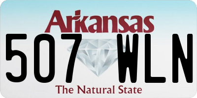 AR license plate 507WLN