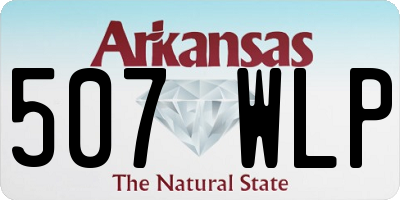 AR license plate 507WLP