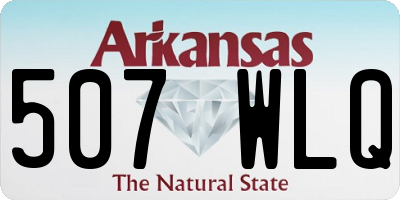 AR license plate 507WLQ