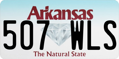 AR license plate 507WLS