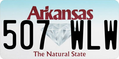AR license plate 507WLW