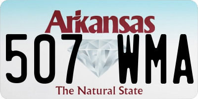 AR license plate 507WMA