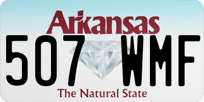 AR license plate 507WMF