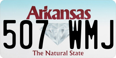 AR license plate 507WMJ