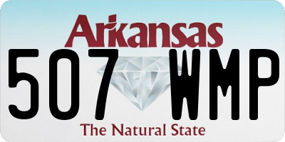 AR license plate 507WMP