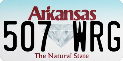 AR license plate 507WRG