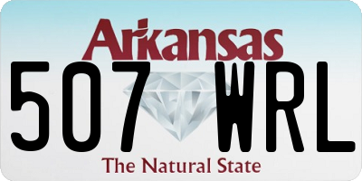 AR license plate 507WRL