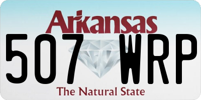 AR license plate 507WRP